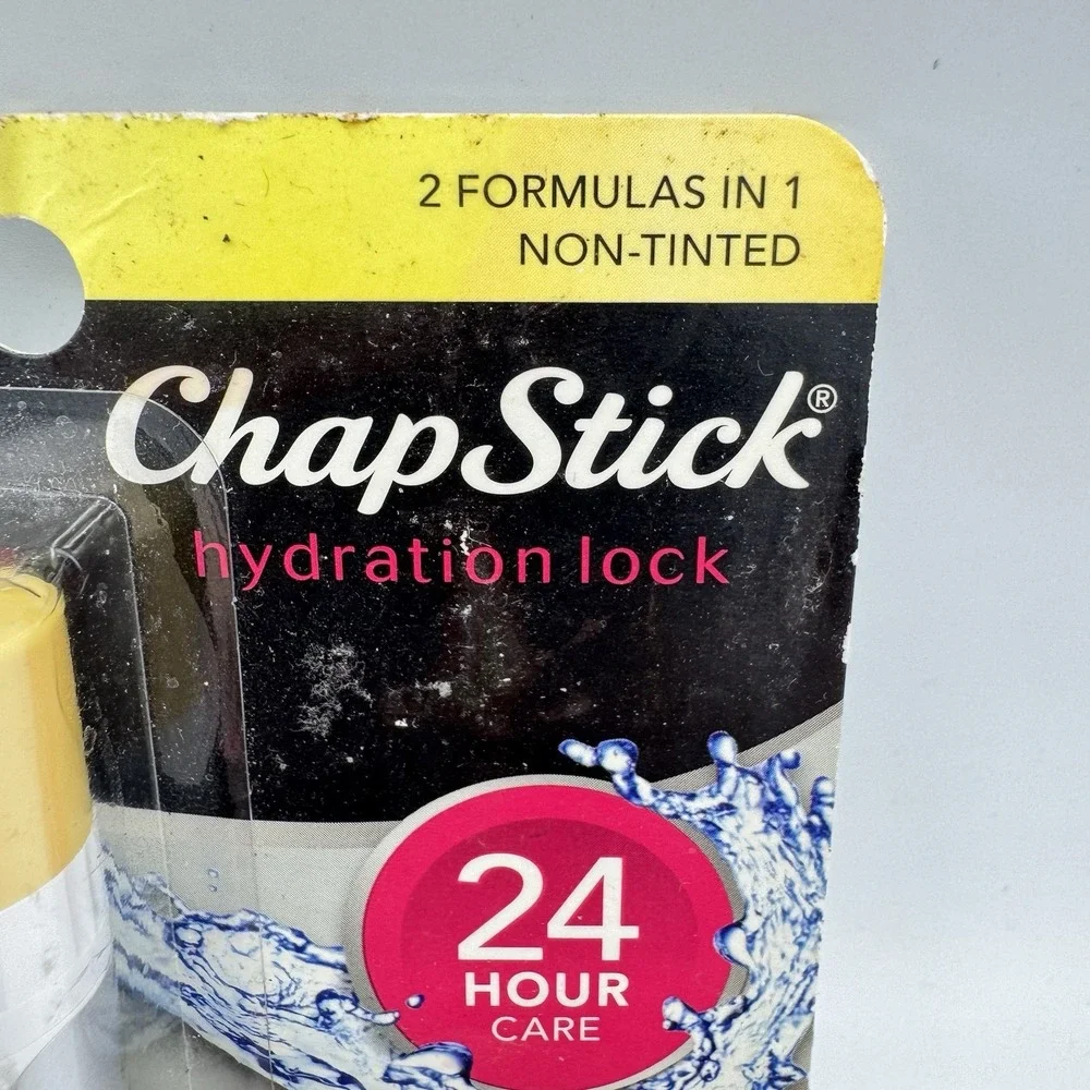 ChapStick Hydration Lock 24 Hour Care Day/Night Non-Tinted SPF 12 RARE NOS
